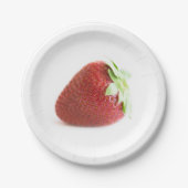 Erdbeeren Pappteller (Vorderseite)