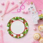Erdbeeren Pappteller (Party)