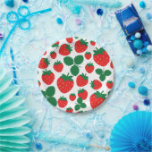 Erdbeeren Pappteller (Party)