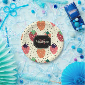 Erdbeeren Pappteller (Party)