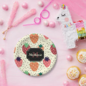 Erdbeeren Pappteller (Party)