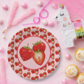 Erdbeeren pappteller (Party)