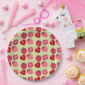 Erdbeeren Pappteller (Party)