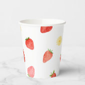 Erdbeeren Party Paper Cups Pappbecher (Links)