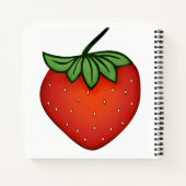 Erdbeeren Personal Kochbuch Rezept Notebook Notizblock (Rückseite)