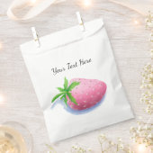 Erdbeeren Personalisiert  Geschenktütchen (Ausgeschnitten)