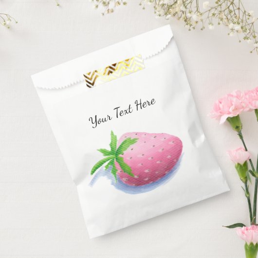 Erdbeeren Personalisiert  Geschenktütchen (Versiegelt)