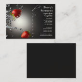 Erdbeeren plündern Visitenkarte (Vorne/Hinten)