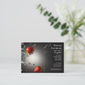 Erdbeeren plündern Visitenkarte (Stehend Vorderseite)