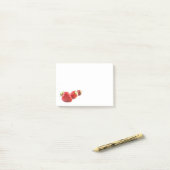 Erdbeeren Post-it Klebezettel (Auf Schreibtisch)