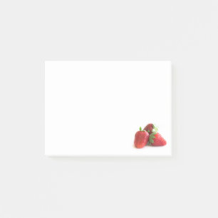Erdbeeren Post-it Klebezettel