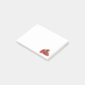 Erdbeeren Post-it Klebezettel (angewinkelt)