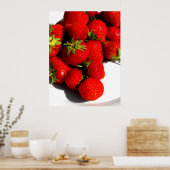 Erdbeeren Poster (Küche)