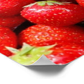 Erdbeeren Poster (Ecke)