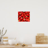 Erdbeeren Poster (Küche)
