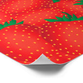 Erdbeeren Poster (Ecke)