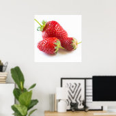 Erdbeeren Poster (Heimbüro)