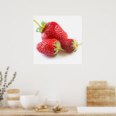 Erdbeeren Poster (Küche)