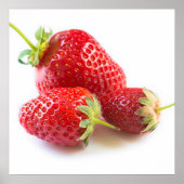 Erdbeeren Poster (Vorne)