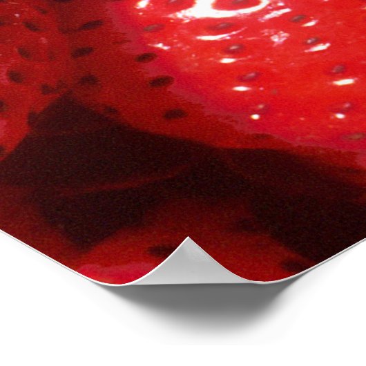 Erdbeeren Poster (Ecke)