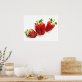 Erdbeeren Poster (Küche)