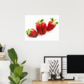 Erdbeeren Poster (Heimbüro)
