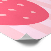 Erdbeeren Poster (Ecke)