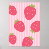 Erdbeeren Poster (Vorne)