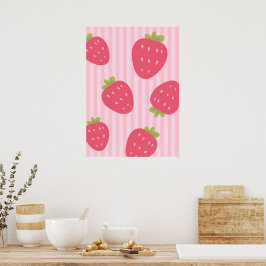 Erdbeeren Poster