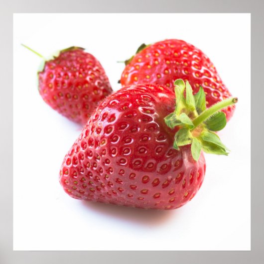 Erdbeeren Poster (Vorne)