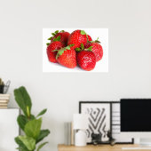 Erdbeeren Poster (Heimbüro)