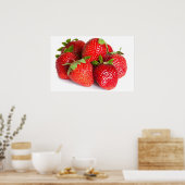 Erdbeeren Poster (Küche)