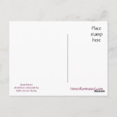 Erdbeeren Postkarte (Rückseite)