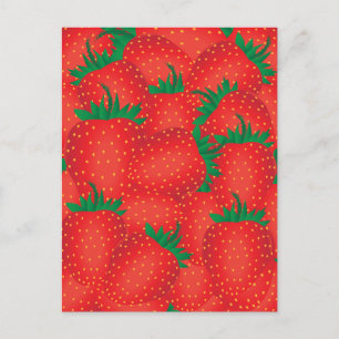 Erdbeeren Postkarte