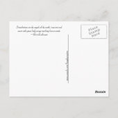 Erdbeeren Postkarte (Rückseite)