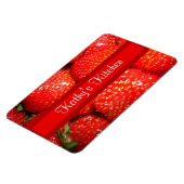 Erdbeeren Premium Magnet (Linke Seite)