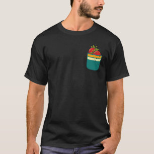 Erdbeeren Red Berry Summer Fruchtpocket Strawbe T-Shirt