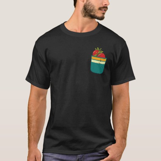 Erdbeeren Red Berry Summer Fruchtpocket Strawbe T-Shirt (Vorderseite)