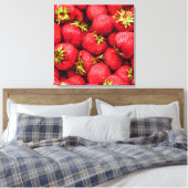 Erdbeeren Red Delicious Erdbeere Leinwanddruck (Insitu (Schlafzimmer))
