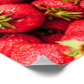 Erdbeeren Red Delicious Erdbeere Poster (Ecke)