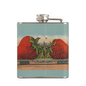 Erdbeeren Riesenalter Fruchtspass Flachmann (Rückseite)