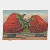 Erdbeeren Riesenalter Fruchtspass Handtuch (Horizontal)
