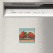 Erdbeeren Riesenalter Fruchtspass Magnet (In Situ (Geschirrspüler))