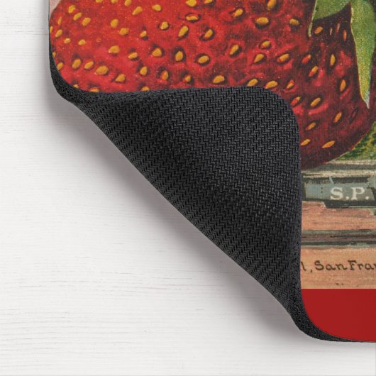 Erdbeeren Riesenalter Fruchtspass Mousepad (Ecke)