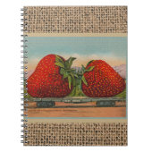 Erdbeeren Riesenalter Fruchtspass Notizblock (Vorderseite)