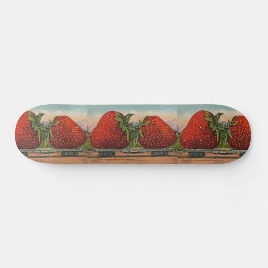 Erdbeeren Riesenalter Fruchtspass Skateboard (Horizontal)