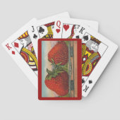 Erdbeeren Riesenalter Fruchtspass Spielkarten (Rückseite)