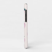 Erdbeeren rosa Case-Mate iPhone hülle (Hinten/Links)