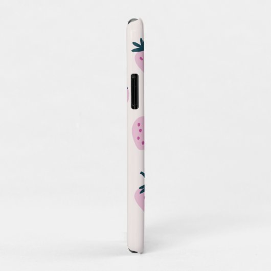 Erdbeeren rosa Case-Mate iPhone hülle (Hinten/Rechts)