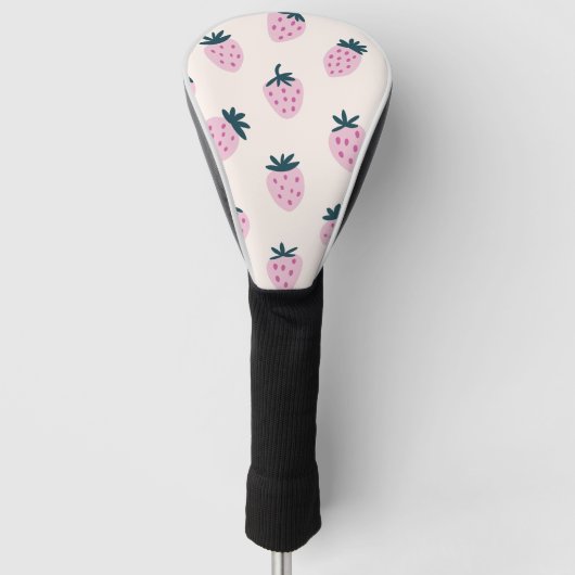 Erdbeeren rosa golf headcover (Vorderseite)
